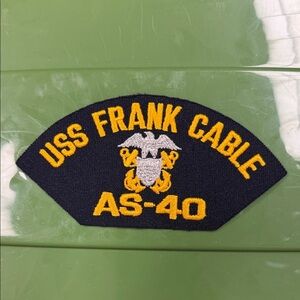 USS Frank Cable AS-40 embroidered naval Patch